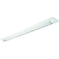 G&L LED kantoorverlichting 444 met G13/T8, wit, wit / opaal, Werkkamer / Kantoor, metaal, plafondlamp