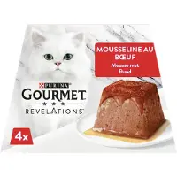 Gourmet Revelations Mousse - Kattenvoer Natvoer - Rund - 24 x 57 g