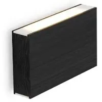 Tunto LED120 wand/plafondlamp Oak stained black | 200 mm | External