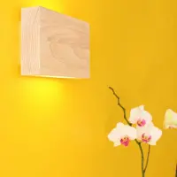 Tunto LED120 wand/plafondlamp Oak stained white | 200 mm | External