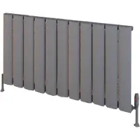 Eastbrook Malmesbury radiator 105x60cm aluminium 1039W grijs mat
