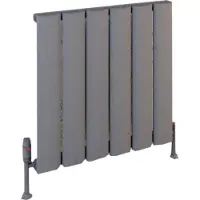 Eastbrook Malmesbury radiator 55x60cm aluminium 585W grijs mat