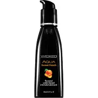 Wicked - Aqua glijmiddel perzik smaak 60 ml - 60ml