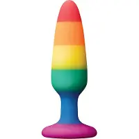 Dream Toys Colourful Love anaalplug regenboog Small