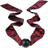 CalExoticsSCANDAL Scandal Mond Knevel - Gag - Rood/Zwart - Ø 45 mm
