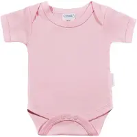 Funnies Uni Line Roze Maat 50/56 Korte Mouw Romper 40120