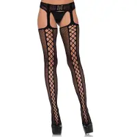 Leg avenue Jarretelpanty Highlight - Zwart