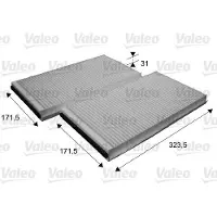 Valeo 698863 Interieurfilter