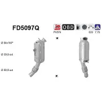As FD5097Q Roetfilter (DPF)