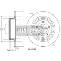 MAXGEAR 19-2858 Remschijf