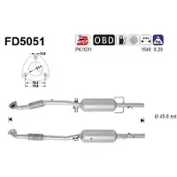 As FD5051 Roetfilter (DPF)