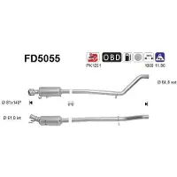 As FD5055 Roetfilter (DPF)