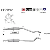 As FD5017 Roetfilter (DPF)