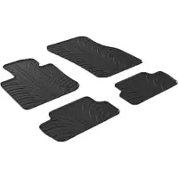GledRing Rubbermatten Mini F56 3-deurs 2014- (T profiel 4-delig + montageclips) voor o.a. MINI
