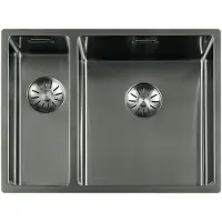 Lorreine Royal Series spoelbak gun metal 1534-SP