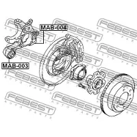 FEBEST MAB-004 Lagerbus, wieldraagarm