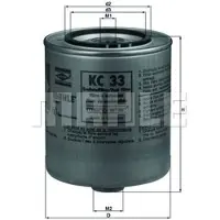MAHLE ORIGINAL KC 33 Brandstoffilter