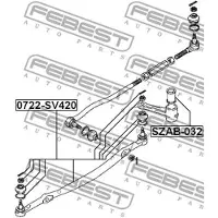 FEBEST 0722-SV420 Binnenste stuurkogel