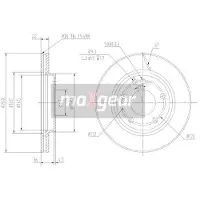 MAXGEAR 19-0802 Remschijf