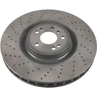 FEBI BILSTEIN Remschijf 107711 voorkant, geventileerd, geperforeerd, sterk gecarboniseerd, 1 Stuk