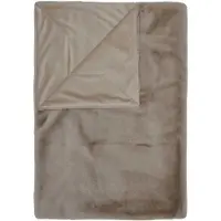 Essenza Plaid Furry Taupe-150 x 200 cm