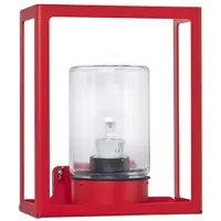 Roger Pradier Hugy buitenlamp Traffic Red | Clear glass