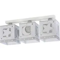 DALBER Kinderkamer plafondlamp Moonlight 3-lichts soft grijs