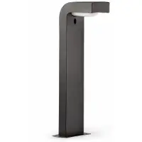 Faro 74411, Buitenverlichting voor plint/paal, Donkergrijs, Aluminium, IP44, Klasse I, E27