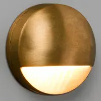 Faro Wandlamp buiten Drak, messing / goud, Messing, Modern
