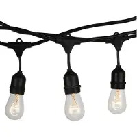 V-TAC E27 LED lampen, lichtketting - WP - Fitting - Zwart - IP54