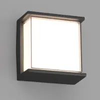 Faro Hikari Donkergrijze wandlamp