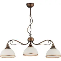 Jupiter Hanglamp XSARA, bruin met patine, 3xE27x40W, metaal, afmetingen: 75x74x22cm, IP20, merk