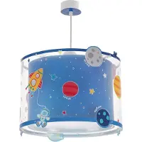 DALBER Kinderkamer Hanglamp Planets Blauw