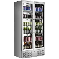 ProChef Drankenkoeling - 458L - RVS - Geforceerd - Draaideuren - 900x515x1820mm - Horeca Koelkast