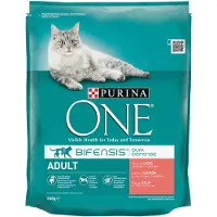 Purina One Adult - Kattenbrokjes - Zalm & Volkoren Granen - 4 x 800 g