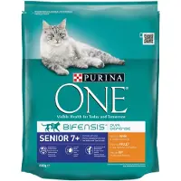 Purina One Senior - Kattenbrokjes - Kip & Volkoren Granen - 4 x 800 g