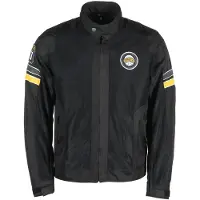 Helstons Elron mesh motorfiets textieljas, zwart, maat M