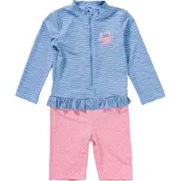 Playshoes UV-bescherming lichtblauw / rosa