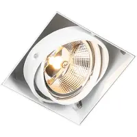 QAZQA Inbouwspot wit GU10 AR111 trimless verstelbaar - Oneon