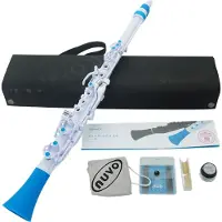 NUVO CLARINEO WIT EN BLAUW