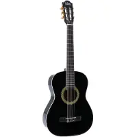 Lapaz 002 BK 3/4 klassieke gitaar zwart
