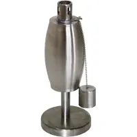 Outtrade Sunred Table Torch Round | RVS Bolle tafelfakkel