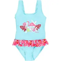 Playshoes Badpak turquoise / limoen / rosa / pitaja roze / wit