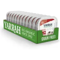 Yarrah 12x Bio Hondenvoer Paté Rund & Kip 150 Gr