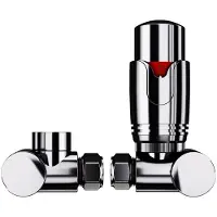 Guido Gusto Radiator aansluitset zijkant chroom 1/2X16mm