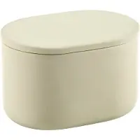 Serax - Bertrand Lejoly - Cose - Ovaal potje met deksel L - Beige - H 6,5cm