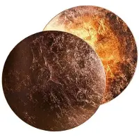 Catellani & Smith Lederam W Wandlamp Copper|Copper | Disc Ø: 17 cm