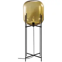 Pulpo Oda Vloerlamp Black | Amber | Big