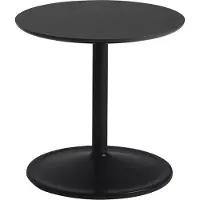 Muuto Soft bijzettafel 40 cm Zwart