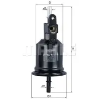 MAHLE ORIGINAL KL 471 Brandstoffilter